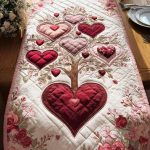 Whispers Of The Heart Quilted Table Runner