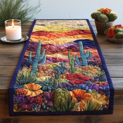 Wild Desert Quilted Table Runner