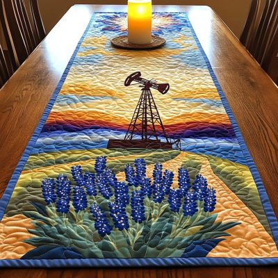 Wild West Blooms Quilted Table Runner