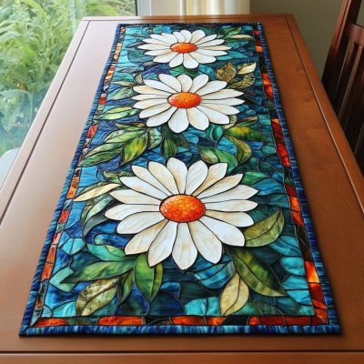 Wildflower Charm Quilted Table Runner
