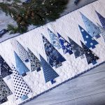 Winter Wonderland Pine Quilted Table Runner