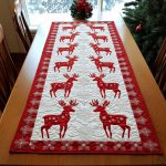 Winter Glow Quilted Table Runner