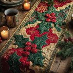 Winter Hearth Quilted Table Runner