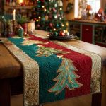 Winter Melody Quilted Table Runner