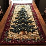 Winter Tree Quilted Table Runner