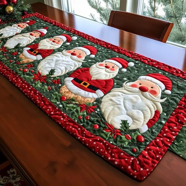 Winter Whimsy Quilted Table Runner