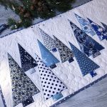 Winter Wonderland Pine Quilted Table Runner