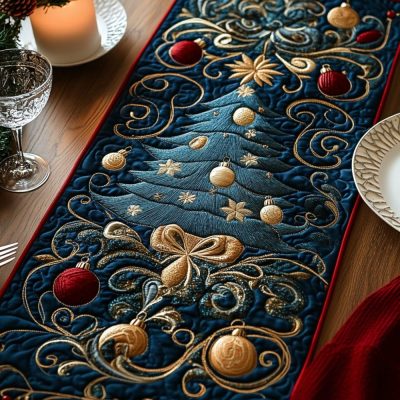 Winter Wonderland Quilted Table Runner