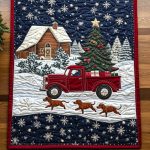 Winter Wonderland Ride Quilted Table Runner