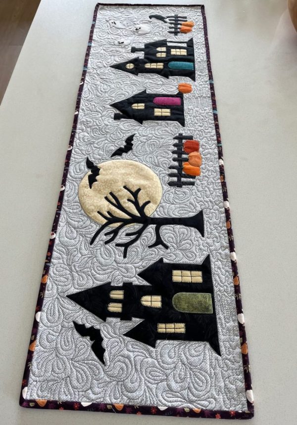 Witch House Charms Quilted Table Runner