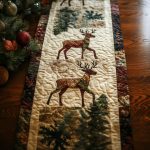 Woodland Elegance Quilted Table Runner
