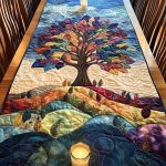 Woodland Charm Quilted Table Runner