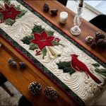 Woodland Melody Quilted Table Runner