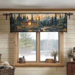 Woodland Serenity Quilted Valance