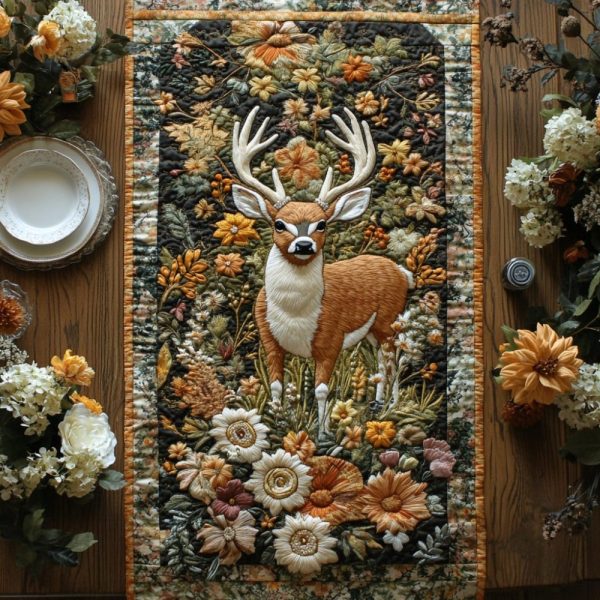 Woodland Spirit Quilted Table Runner