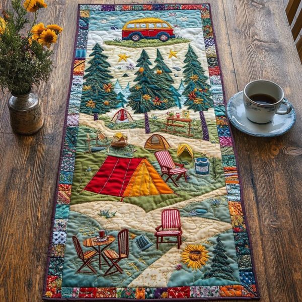 Woodland Whispers Quilted Table Runner