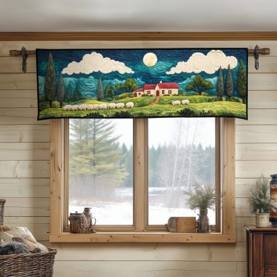 Woolly Wanderer Quilted Valance
