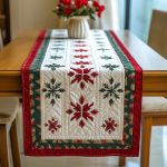 Yuletide Sparkle Quilted Table Runner