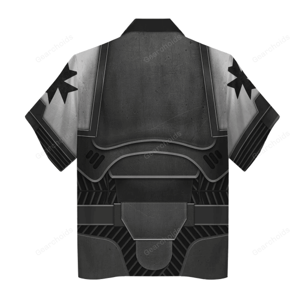Warhammer Space Marines Black Templars Costume Cosplay Hawaiian Shirt Whhs02