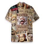 Wanted Luffy Men'S Button'S Up Shirts Hawaiian Shirt