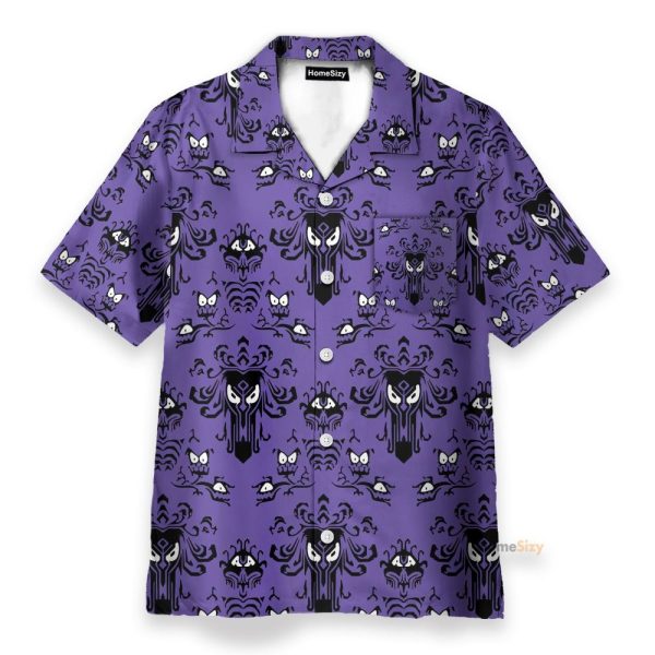 Haunted Mansion Movie Cosplay Costume Hawaiian Shirt & Beach Shorts