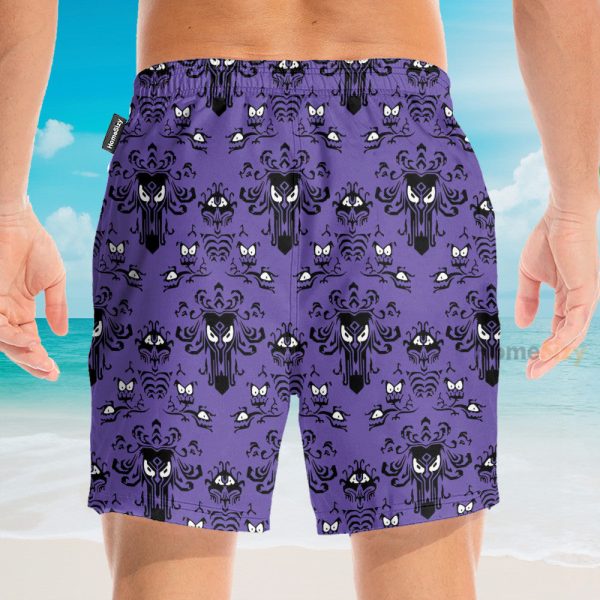 Haunted Mansion Movie Cosplay Costume Hawaiian Shirt & Beach Shorts