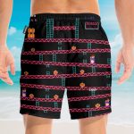 Donkey Kong Gameplay Hawaiian Shirt & Beach Shorts