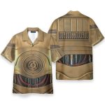C3Po Suit Star War Movie Cosplay Costume Hawaiian Shirt