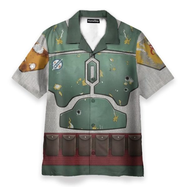 Stwa Movie Boba Fett Cosplay Costume Hawaiian Shirt