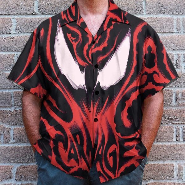 Marvel Movie Spider Man Venom Cosplay Costume Hawaiian Shirt & Beach Shorts