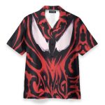 Marvel Movie Spider Man Venom Cosplay Costume Hawaiian Shirt & Beach Shorts