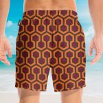 Overlook Hotel Carpet The Shining Movie Cosplay Costume Hawaiian Shirt & Beach Shorts