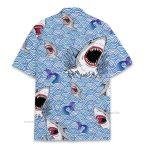 Shark Attack Funny Ocean Wave Hawaiian Shirt