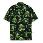 Funny Alien Ufo & Bigfoot Retro Take Me To Your Dealer Hawaiian Shirt