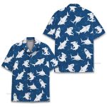 Shark Blue Ocean Cool Beach Hawaiian Shirt