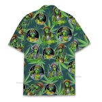 Rasta Alien Funny Weed & Reggae Psychedelic Hawaiian Shirt