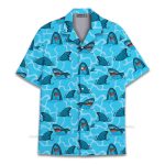 Funny Shark Cartoon Ocean Summer Hawaiian Shirt