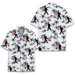 Patriotic Bigfoot Usa Flag Sasquatch Hawaiian Shirt Qt5121202