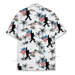 Patriotic Bigfoot Usa Flag Sasquatch Hawaiian Shirt Qt5121202