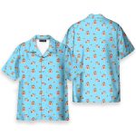 Cute Capybara Funny Blue Animal Hawaiian Shirt