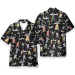 Alien & Bigfoot Funny Ufo Abduction Sci-Fi Party Hawaiian Shirt