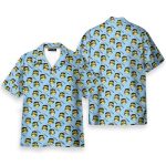 Funny Duck & Knife Seamless Pattern Hawaiian Shirt