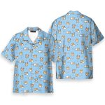 Funny Corgi Cute Pattern Seamless Hawaiian Shirt