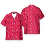 Retro Smoking Lips Seamless Hawaiian Shirt
