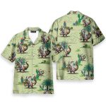 Easter Dinosaur Funny Bunny T-Rex Hawaiian Shirt