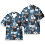 Floral Cow Cute Farm Animal Tropical Hawaiian Shirt