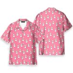 Cute Duck Pink Summer Seamless Hawaiian Shirt