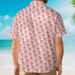 Funny Hand Print On Peach Butt Seamless Hawaiian Shirt