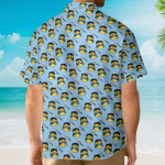 Funny Duck & Knife Seamless Pattern Hawaiian Shirt