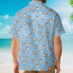 Funny Corgi Cute Pattern Seamless Hawaiian Shirt